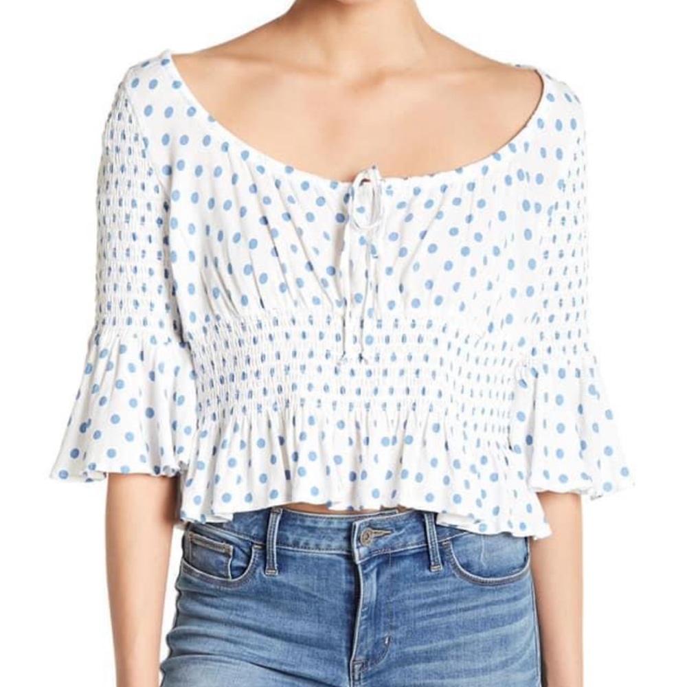 Free People PolkaDot Top